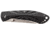 DoubleStar Folding Knife, D2 Tool Steel, 8 inches, Brimstone, Satin Blade Black Handle, DSKI100-BLKSA
