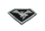 DoubleStar Logo Patch, Black with Grey Outline, DS-Logopatch