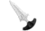 Down Under Knives Down Under Knives Bush Dagger Knife Fixed Blade 4.25" Polished, Black, 440, adult, BHQ-16186