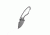 DPx Gear DPx HEAT Hiker,2.4in Fixed Blade Knife,Stonewashed DPHTX006