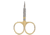 Dr. Slick Straight Arrow Scissors, 3.5in, Gold Loops, SA35G