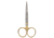Dr. Slick Straight Hair Scissor, Gold Loops, 4 1/2in, SH45G