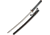 Dragon King Pine Crane Katana, 28 blade, Black cord wrapped white rayskin handle, SD35290