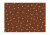 Drymate Dog Crate Mat, Brown Stripe/Tan Paw, 18x24 CKP1824MBSNTP