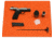 Drymate Gun Cleaning Pad, Blaze Orange, 16 x 20 GPO1620