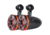 DS18 HYDRO 8in 2-Way Wakeboard Pod Tower Speakers w/1.5in Compression Driver &amp; RGB Lights - 600W, Black, CF-8TPBNEO
