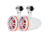 DS18 HYDRO 8in 2-Way Wakeboard Pod Tower Speakers w/1in Compression Driver &amp; RGB LED Lights - 540W, White, NXL-8TPWNEO