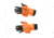 DSG Outerwear Flip Top 3.0 Mitten with Glove Liner, Blaze Orange, Medium, 45166