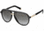 DSquared DQ0070 Sunglasses - Shiny Black Frame Color, Gradient Smoke Lens Color