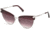 DSquared DQ0276 Sunglasses - Shiny Palladium Frame Color, Gradient Bordeaux Lens Color