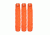 DT Systems SMT Plastic Dummy - Pack of 3, Blaze Orange, Small, SMT82203