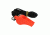 DT Systems Super-Pro Training Whistle / Nylon Lanyard, Orange, 80042