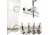 Du-Bro Trac-A-Rod 2 foot Fishing Rod Rack, Silver/Black, 1080B