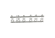 Du-Bro Du-Bro Trac-A-Rod Set, 2 Holds 6 Rods, Silver/White, 1080