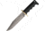 Du-Star Model 1-Arad Combat Fixed Blade Knife, D2 tool steel blade, Black Fiberglass Reinforced Nylon DUS01
