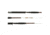 Duckett Fishing Walleye Series Spinning Rods, Med, White, 6ft 8in, DFWE68M-S