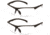 Ducks Unlimited Shooting Eyewear, Clear Lens, Black Frame, Pack of 2
