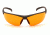 Ducks Unlimited Shooting Eyewear, Orange Lens, Black Frame DUSB6640D