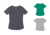 Duckworth Vapor Tee - Women's, Charcoal, Grass Green, Gray