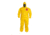 DuPont Tychem 2000 Coveralls w/Hood, Elastic Wrists and Ankles, Bound Seams, Yellow, Extra Large, 12 Pack, QC127BYLXL00