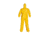 DuPont Tychem 2000 Coveralls w/Standard Hood and Attached Socks, Taped Seams, Yellow, 5XL, 4 Pack, QC122TYL5X0004