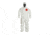 DuPont Tychem 4000 Coveralls w/Standard Hood, Taped Seams, White, Large, 6 Pack, SL127TWHLG0006