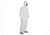 DuPont Tyvek 400 Coverall w/Respirator Fit Hood and Attached Skid-Resistant Boots, Elastic Wrists, Waist, White, M, Case of 25, TY122SWHMD00