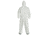 DuPont Tyvek 400 Coverall w/Respirator Fit Hood and Attached Skid-Resistant Boots, Elastic Wrists, Waist, White, M, Case of 25, TY122SWHMD00