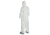 DuPont Tyvek 400 Coverall w/Respirator Fit Hood and Attached Skid-Resistant Boots, Elastic Wrists, Waist, White, M, Case of 25, TY122SWHMD00
