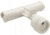 Dura Faucet RV Shower Diverter Tee, White, DF-RK900-WT