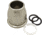 Dura Faucet Spout Nut And Rings Kit Brushed Satin Nickel, DF-RK500-SN