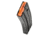 Duramag Stainless Steel Magazine Crimped From 30 Round to 5 Round, SS Spring CPD Plate, 5.56mm/.223/300BLK, 5RD, Matte, Black/Orange, 3023041178CPDL05-5RD