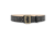 2-1/4&quot; Plain Leather Sam Browne 2-Row Stitch Duty Belt with Gold Buckle