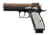 EAA Witness-Stock-II-Xtreme Pistol, 9mm Luger, 4.5 in barrel, ceramic matte finish steel frame, aluminum grip, recoil operated semi-automatic, fiber-optic front, adj. target rear, 17 round magazine, EAAWTNSSTKIIXTRM2-FRRMPG