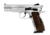 EAA Witness-Stock Pistol, .40 S&amp;W, 4.5 in barrel, hard chromed carbon steel frame, checkered wood grip, recoil operated semi-automatic, double-action, frame mounted safety, 3-dot combat, 14 round magazine, EAA-WTNS-STK-3-FRRMPG