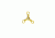 Eagle Claw 3-Way Swivel,Resealable Package,Brass,Size 4 01251-004