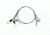 Eagle Claw 6in Clear/Bright Heavy Duty Wire Leader,30lb 08013-009
