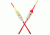 Eagle Claw Balsa Float,3/8in Pencil 6in Stick Fixed EC586W