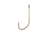 Eagle Claw Baitholder Hook,Offset,Ringed Eye,2 Slices,Forged,Bronze,A-Pack Hooks 186A-10