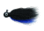 Eagle Claw Bucktail Jig Hook,Black/Blue ECJB1/4-BB
