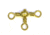 Eagle Claw Crossline Swivel,Resealable,Brass,Size 10 01061-010
