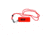 Eagle Claw Flat Boat Whistle,Fluorescent Orange w/Lanyard BAWHFLTOR