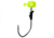 Eagle Claw Lazer Sharp Pro-V Finesse Jig, Chartreuse, 1/16oz, 5 per Pack, LNJ116-03