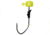 Eagle Claw Lazer Sharp Pro-V Finesse Jig, Chartreuse, 3/16oz, 5 per Pack, LNJ316-03