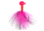 Eagle Claw Salmon/Steelhead Marabou Jig,1/4oz,Pink/Black ECSSJ14-013