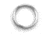 Eagle Claw Split-Ring,Resealable Package,Nickel,Size 6 01143-006