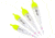 Eagle Claw Steelhead Float,Clear w/Red And Yellow Top-3.25in FSHCLRY-35