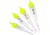 Eagle Claw Steelhead Float,Clear w/Red And Yellow Top Assortment-3.5, 4, 7, 9 FSHCLRYASST