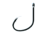 Eagle Claw Trokar Lancet Circle Offset Hook, Platinum Black, Size 7/0, 50 per Pack, TK3-XL-7/0