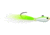 Eagle Claw Trokar Pro-V Bend Bucktail Jig, 1 oz, 5/0 Hook Chartreuse, TKBJ1C-5/0